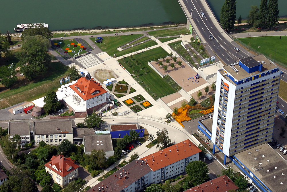 Garten der zwei Ufer in Kehl Straßburg Brosk Landschaftsarchitektur